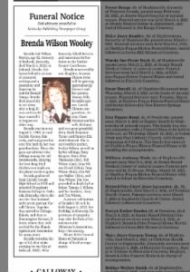 Obituary for Brenda Gail Wilson CALLOWAY